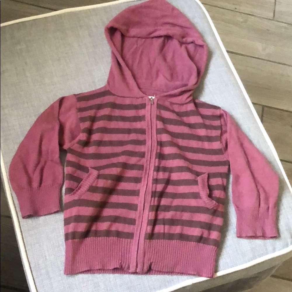 Little McNeal 12mo Stripe Zip Up Hoodie